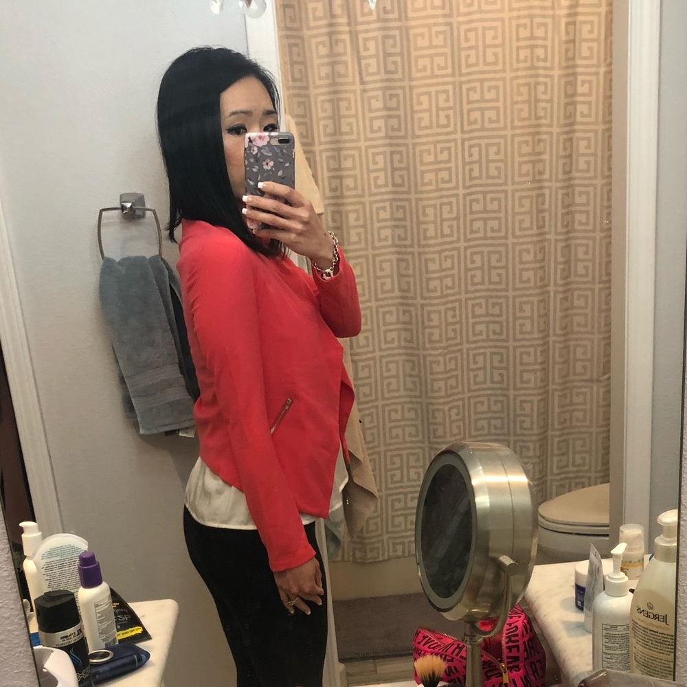 Nwot! H&M Open Front Cascading Blazer - image 4